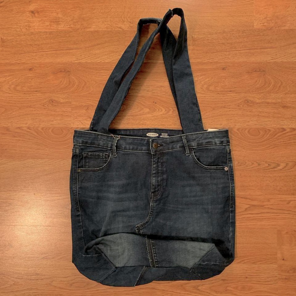 Old Navy Oversized Denim Jeans Tote Bag